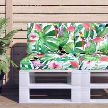 vidaXL Μαξιλάρι Παλέτας Πολύχρωμο 50x40x12cm Υφασμάτινο