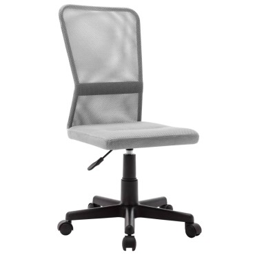 vidaXL Καρέκλα Γραφείου Γκρι 44x52x100cm Διχτυωτό Ύφασμα 1 τεμ.