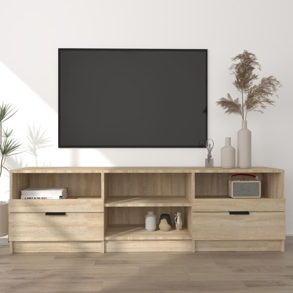 vidaXL Έπιπλο Τηλεόρασης Sonoma Δρυς 150x33,5x45cm από Επεξεργ. Ξύλο