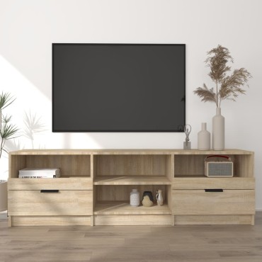 vidaXL Έπιπλο Τηλεόρασης Sonoma Δρυς 150x33,5x45cm από Επεξεργ. Ξύλο