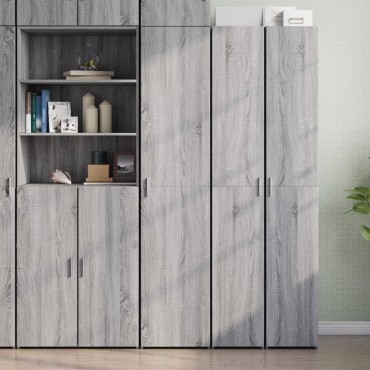 vidaXL Ντουλάπι Γκρι Sonoma 40x42,5x185cm από Επεξεργασμένο Ξύλο 1 τεμ.
