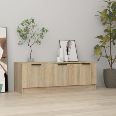 vidaXL Έπιπλο Τηλεόρασης Sonoma Δρυς 102x35x36,5cm Επεξεργασμένο Ξύλο
