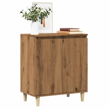 vidaXL Μπουφές Τεχνίτης Δρυς 60x35x70cm από Επεξεργασμένο Ξύλο 1 τεμ.