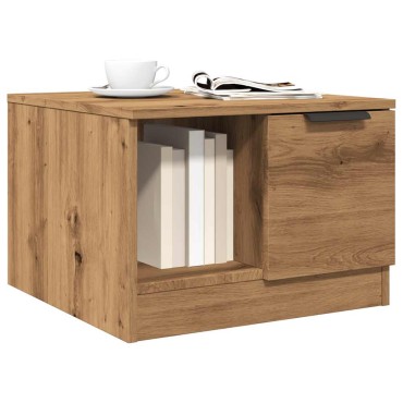 vidaXL Τραπεζάκι Σαλονιού τεχνίτης Δρυς 50x50x36cm Επεξεργασμένο Ξύλο 1 τεμ.