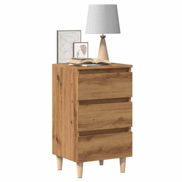 vidaXL Κομοδίνο 40x35x69cm από Επεξεργασμένο Ξύλο 1 τεμ.