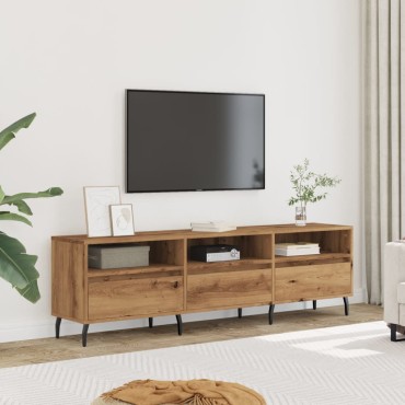 vidaXL Έπιπλο Τηλεόρασης τεχνίτης Δρυς 150x30x44,5cm