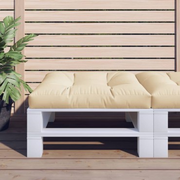 vidaXL Μαξιλάρι Καναπέ Παλέτας Μπεζ 70x70x12cm