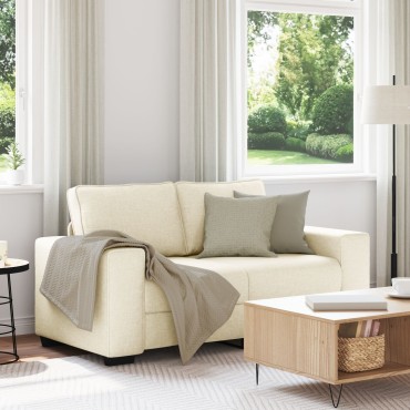 vidaXL Καναπές 2 Θέσεων Λινό 160x77x82cm  Διθέσιος