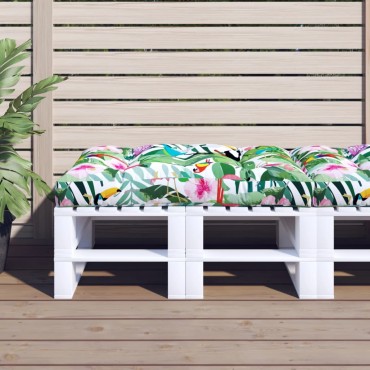 vidaXL Μαξιλάρι Παλέτας Πολύχρωμο 120x80x12cm Υφασμάτινο