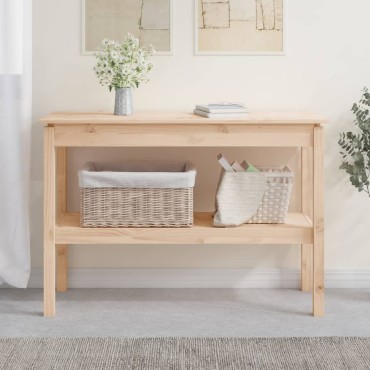 vidaXL Τραπέζι Κονσόλα 110x40x75cm από Μασίφ Ξύλο Πεύκου 1 τεμ.