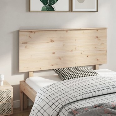 vidaXL Κεφαλάρι Κρεβατιού 144x6x82,5cm από Μασίφ Ξύλο Πεύκου 1 τεμ.