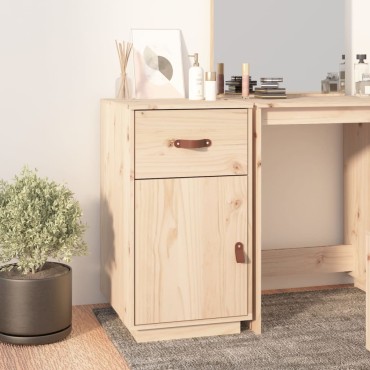 vidaXL Ντουλάπι Γραφείου 40x50x75cm από Μασίφ Ξύλο Πεύκου 1 τεμ.