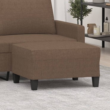 vidaXL Υποπόδιο Καφέ 70x55x41cm Υφασμάτινο 1 τεμ.