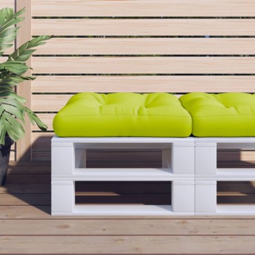 vidaXL Μαξιλάρι Παλέτας Αν. Πράσινο 50x50x12cm Υφασμάτινο