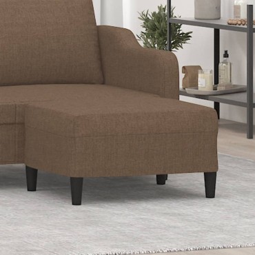 vidaXL Υποπόδιο Καφέ 70x55x41cm Υφασμάτινο 1 τεμ.