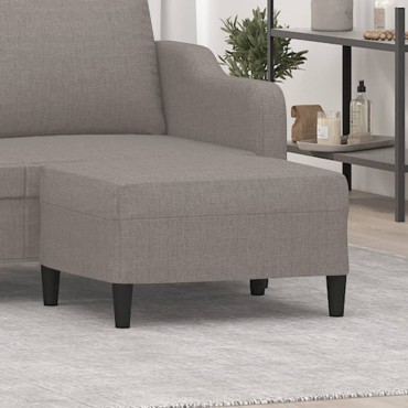 vidaXL Υποπόδιο Taupe 70x55x41cm Υφασμάτινο 1 τεμ.