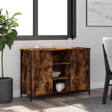 vidaXL Ντουλάπι Καπνιστή Δρυς 100x35x70cm από Επεξεργασμένο Ξύλο 1 τεμ.