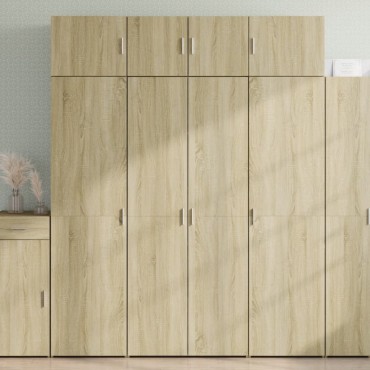 vidaXL Ντουλάπι Sonoma Δρυς 80x42,5x185cm από Επεξεργασμένο Ξύλο 1 τεμ.