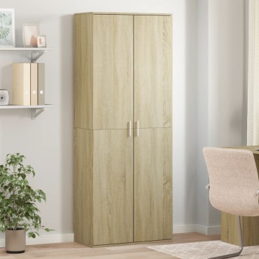 vidaXL Ντουλάπι Sonoma Δρυς 70x35x180cm από Επεξεργασμένο Ξύλο 1 τεμ.