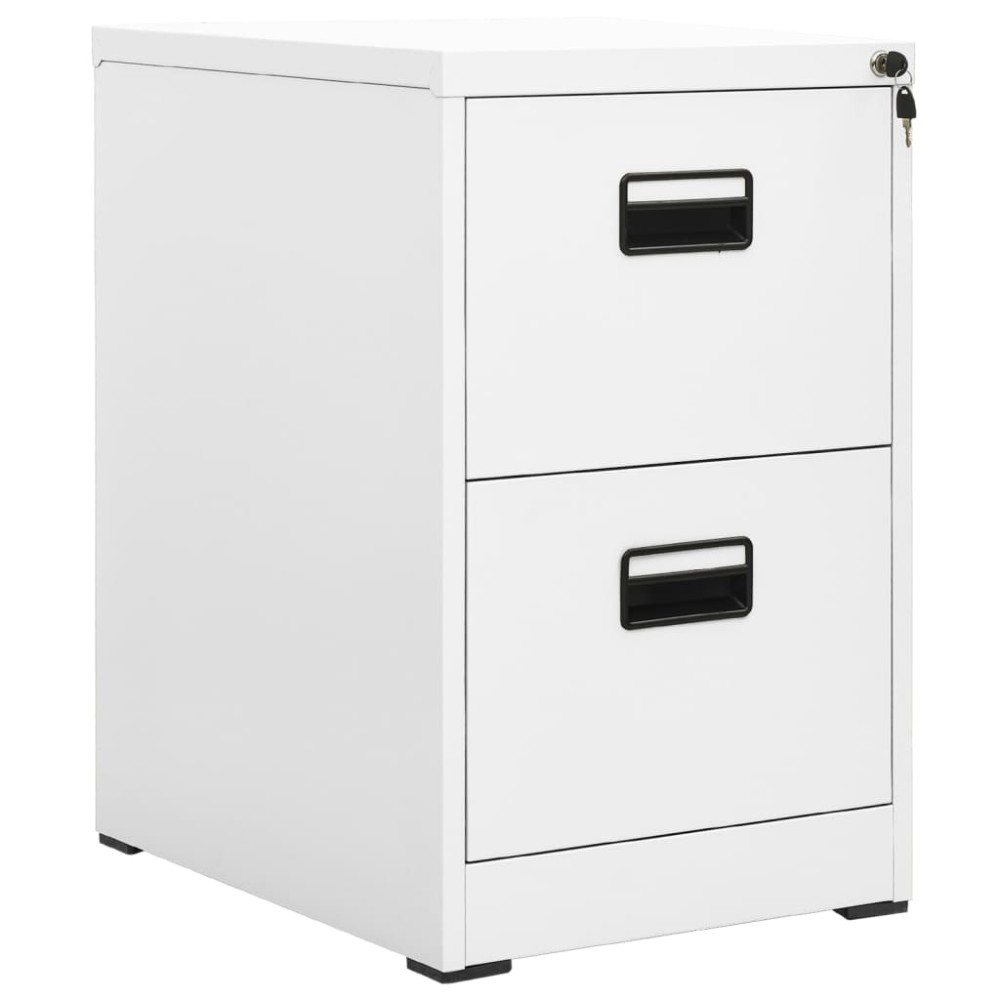 vidaXL Αρχειοθήκη Λευκή 46x62x72,5cm από Ατσάλι 1 τεμ.