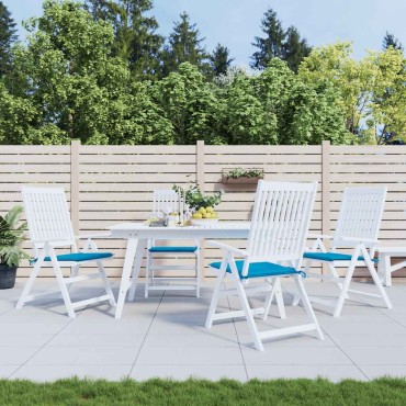vidaXL Μαξιλάρια Καρέκλας Κήπου 2 τεμ. Μπλε 40x40x3cm Υφασμάτινα