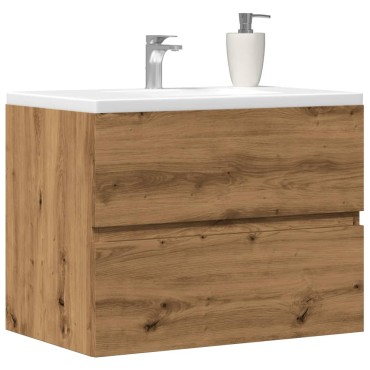 vidaXL Ντουλάπι Μπάνιου Αρτισιανή Δρυς 60x38,5x45cm Επεξ. Ξύλο