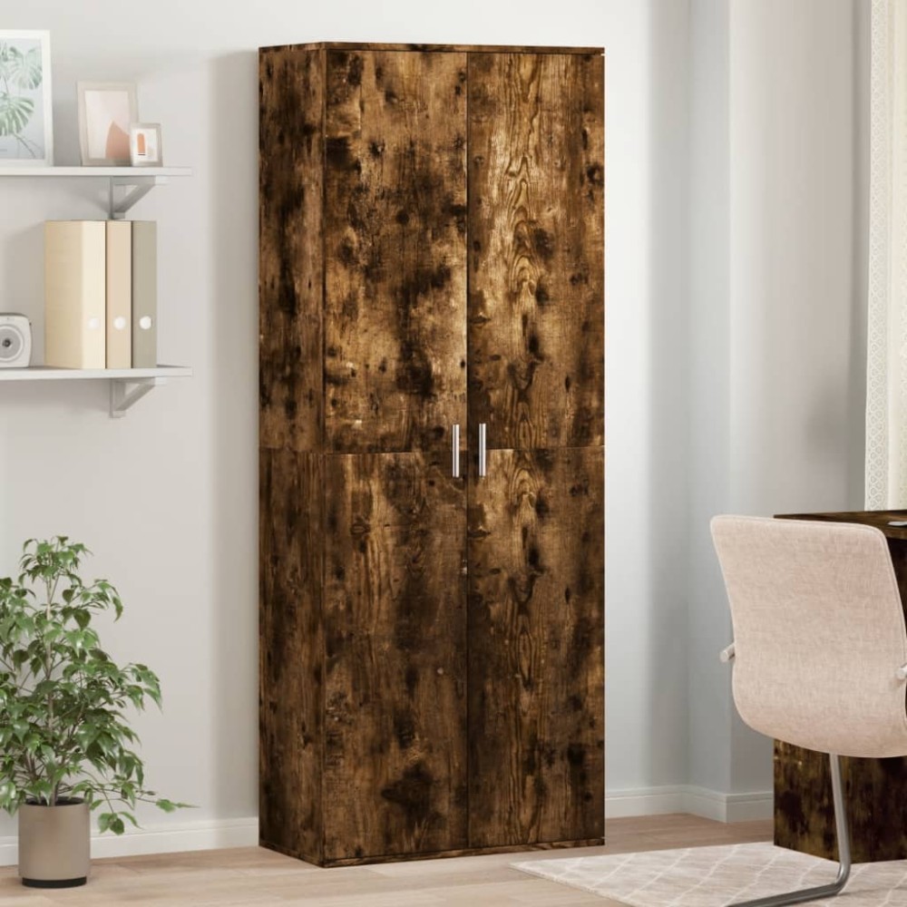 vidaXL Ντουλάπα Καπνιστή Δρυς 70x35x180cm από Επεξεργασμένο Ξύλο 1 τεμ.