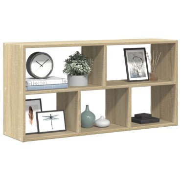 vidaXL Ράφι Τοίχου Sonoma Δρυς 100x25x50cm Επεξεργασμένο Ξύλο 1 τεμ.