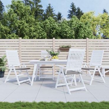 vidaXL Μαξιλάρια Καρέκλας Κήπου 4 τεμ. Γκρι 50x50x3cmΎφασμα Oxford