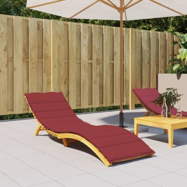 vidaXL Μαξιλάρι Ξαπλώστρας Μπορντό 200x70x3cm από Ύφασμα Oxford
