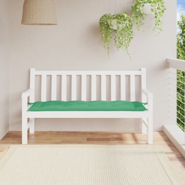 vidaXL Μαξιλάρι Πάγκου Κήπου Πράσινο 150x50x7cm Ύφασμα Oxford