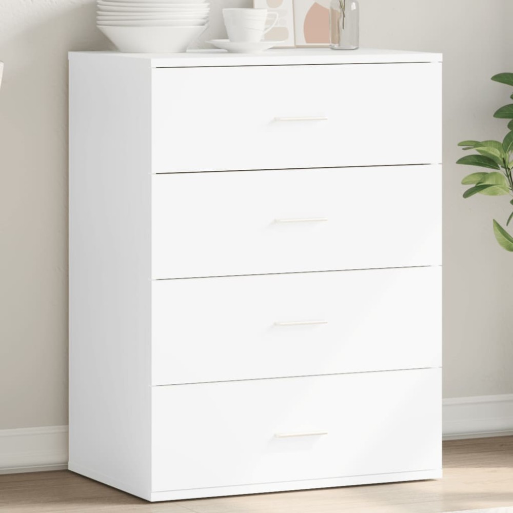 vidaXL Βοηθητικό Ντουλάπι Λευκή 60x39x80cm Επεξεργασμένο Ξύλο 1 τεμ.