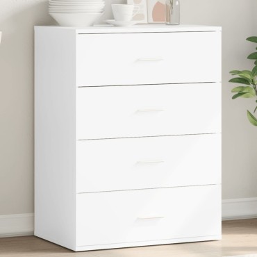 vidaXL Βοηθητικό Ντουλάπι Λευκή 60x39x80cm Επεξεργασμένο Ξύλο 1 τεμ.