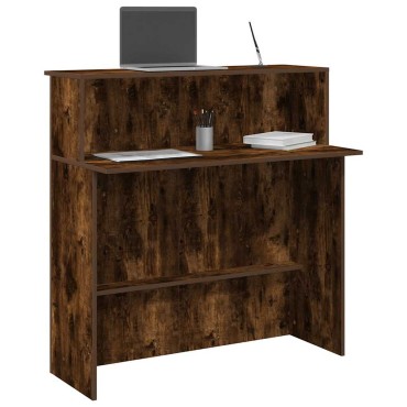 vidaXL Γραφείο υποδοχής 100x50x103,5cm Επεξεργασμένο Ξύλο 1 τεμ.