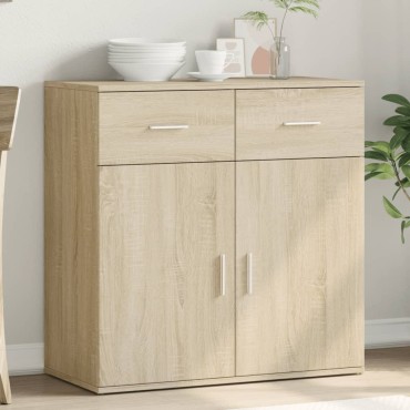 vidaXL Ντουλάπι Sonoma Δρυς 79x38x80cm Επεξεργασμένο Ξύλο 1 τεμ.