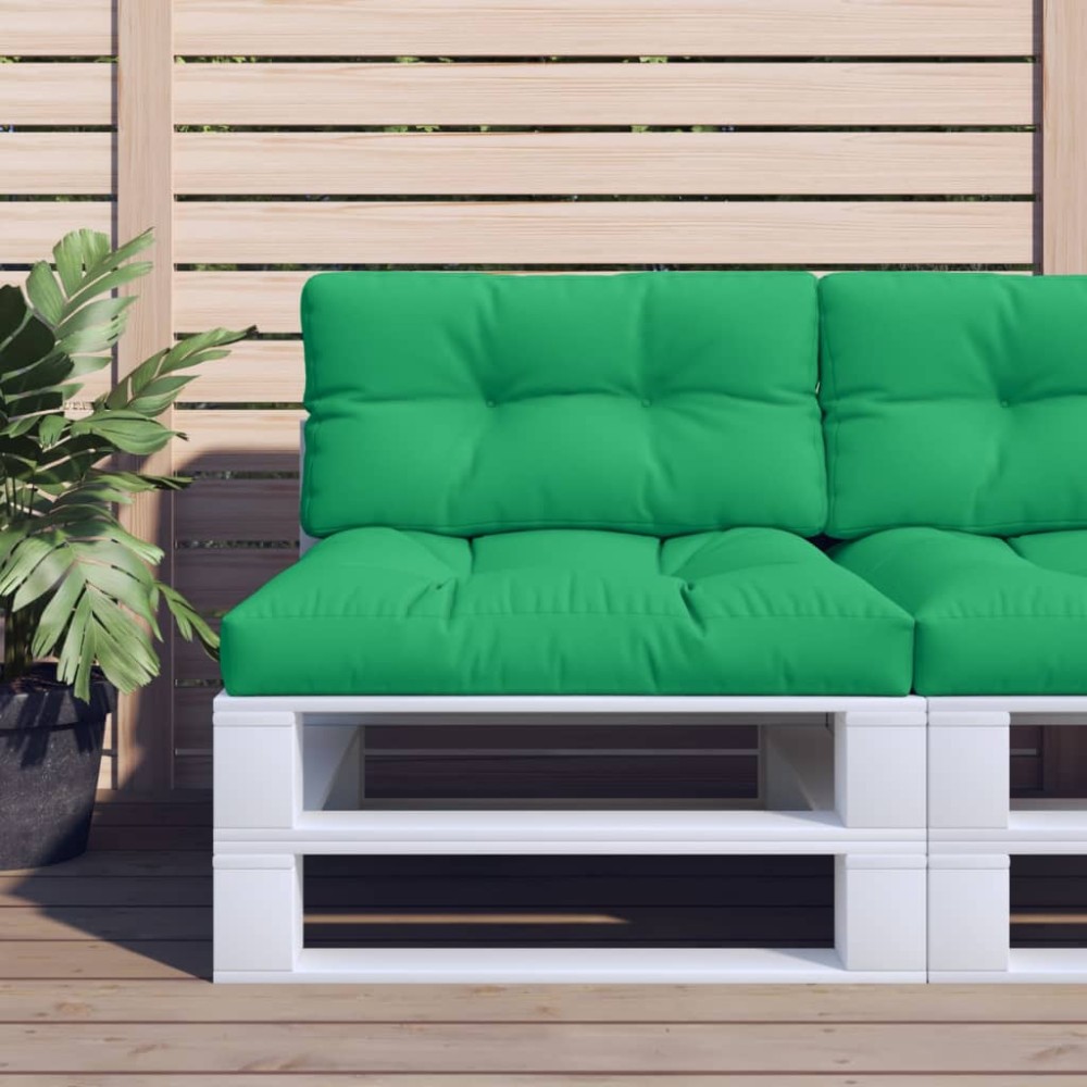 vidaXL Μαξιλάρι Παλέτας Πράσινο 80x40x12cm Υφασμάτινο