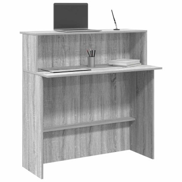 vidaXL Γραφείο υποδοχής 100x50x103,5cm Επεξεργασμένο Ξύλο 1 τεμ.