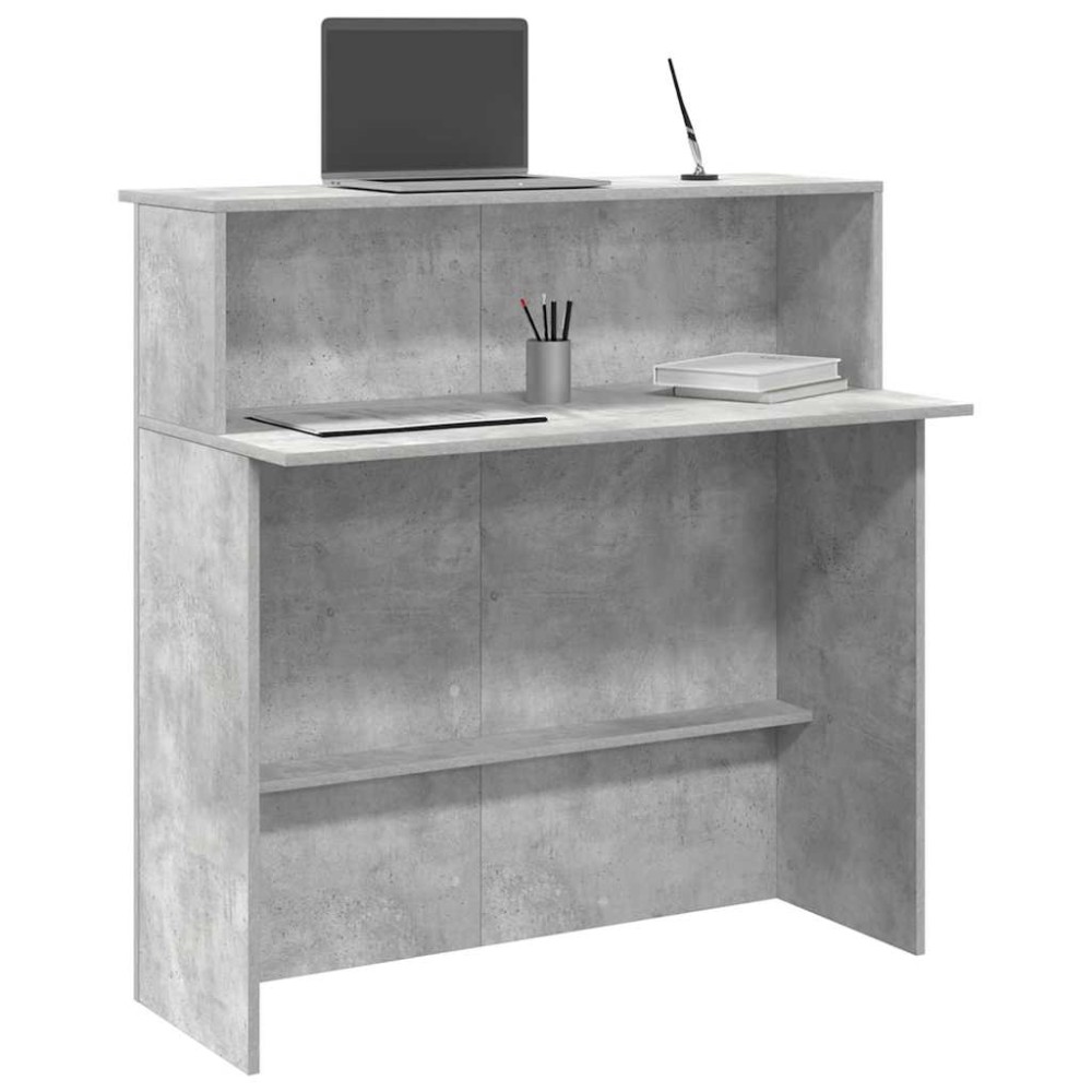 vidaXL Γραφείο υποδοχής 100x50x103,5cm Επεξεργασμένο Ξύλο 1 τεμ.