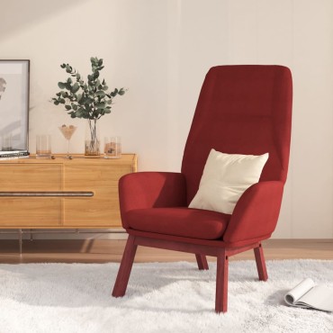 vidaXL Πολυθρόνα Relax Μπορντό Υφασμάτινη 70x77x94cm 1 τεμ.