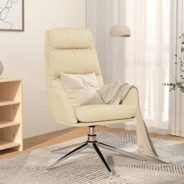 vidaXL Πολυθρόνα Relax Κρεμ Υφασμάτινη 70x77x98cm 1 τεμ.