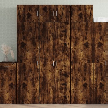 vidaXL Ντουλάπα Καπνιστή Δρυς 70x42,5x185cm από Επεξεργασμένο Ξύλο 1 τεμ.