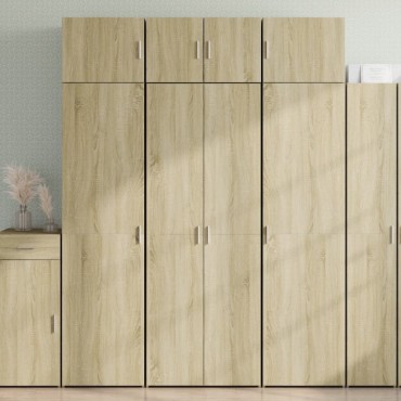 vidaXL Ντουλάπι Sonoma Δρυς 70x42,5x185cm από Επεξεργασμένο Ξύλο 1 τεμ.