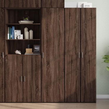 vidaXL Ντουλάπι Καφέ Δρυς 45x42,5x185cm από Επεξεργασμένο Ξύλο 1 τεμ.