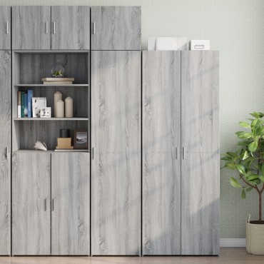 vidaXL Ντουλάπι Αποθήκευσης Στενό Δρυς 45x42,5x225cm Επεξεργ. Ξύλο 1 τεμ.