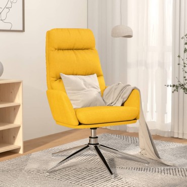 vidaXL Πολυθρόνα Relax Κίτρινο Μουσταρδί Υφασμάτινη 70x77x98cm 1 τεμ.