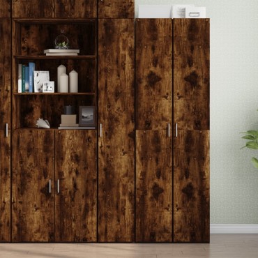 vidaXL Ντουλάπι Καπνιστή Δρυς 30x42,5x185cm από Επεξεργασμένο Ξύλο 1 τεμ.