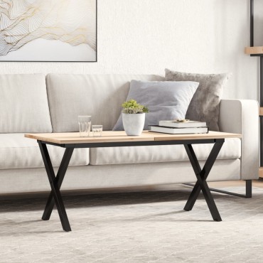 vidaXL Πόδια Τραπεζιού Σαλονιού σε Σχήμα «Χ» 70x30x43cm Ατσάλι 1 τεμ.