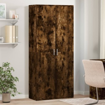 vidaXL Ντουλάπα Καπνιστή Δρυς 80x35x180cm από Επεξεργασμένο Ξύλο 1 τεμ.