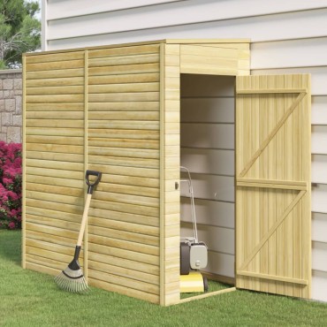 vidaXL Αποθήκη Κήπου 100x210x218 εκ. από Εμποτισμένο Ξύλο Πεύκου