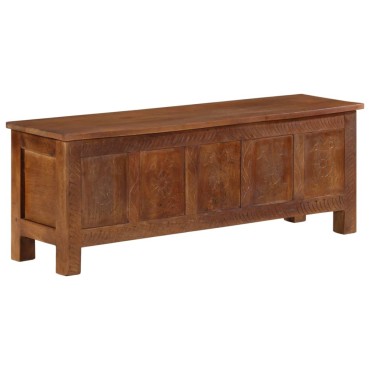 vidaXL Μπαούλο Αποθήκευσης 110x30x40cm από Μασίφ Ξύλο Μάνγκο 1 τεμ.